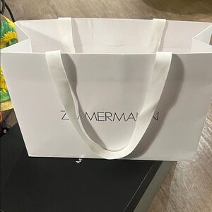 Zimmermann Classic White Tote Bag